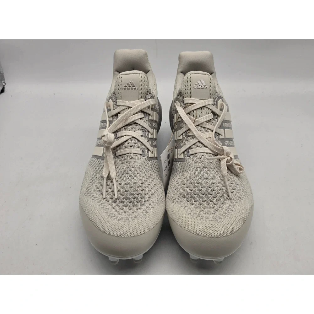 Adidas Ultraboost Cleat Men 9.5 Talc Granite White Football Cleats JP7409 NWOB